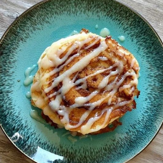 Cinnamon Roll Pancake Recipe 