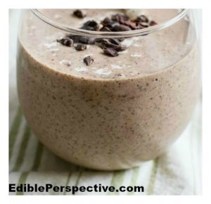 400 calorie chocolate smoothie breakfast 