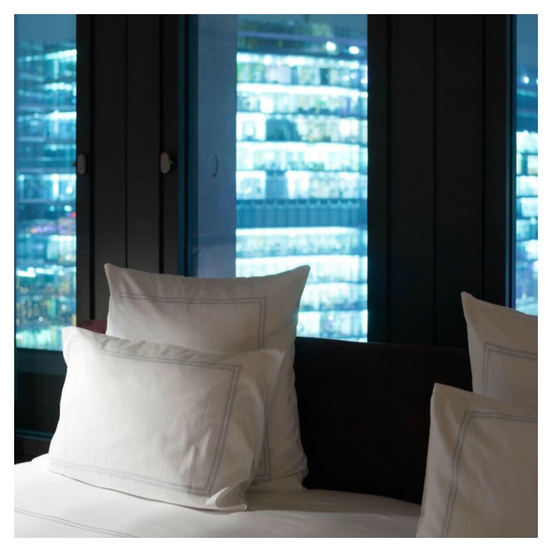 A luxurious suite at the Swissotel offers a Deep Sleep package for those who are sleep-deprived.