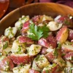 Garlic-herb potato salad
