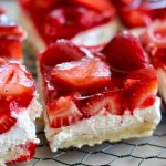 Strawberry cheesecake bars