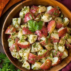 Memorial Day Recipes garlic herb potato salad