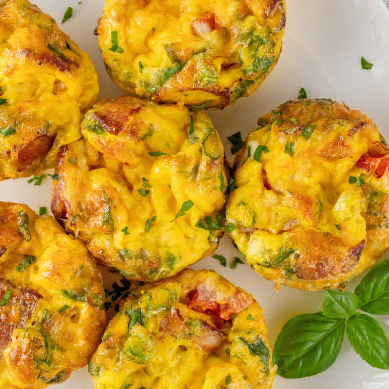 Easy egg & crab muffin recipe