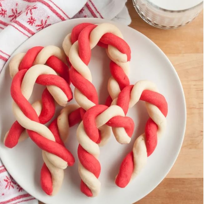 Candy Cane Cookies Recipe