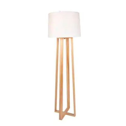 Scott Living Natural shaded floor lamp