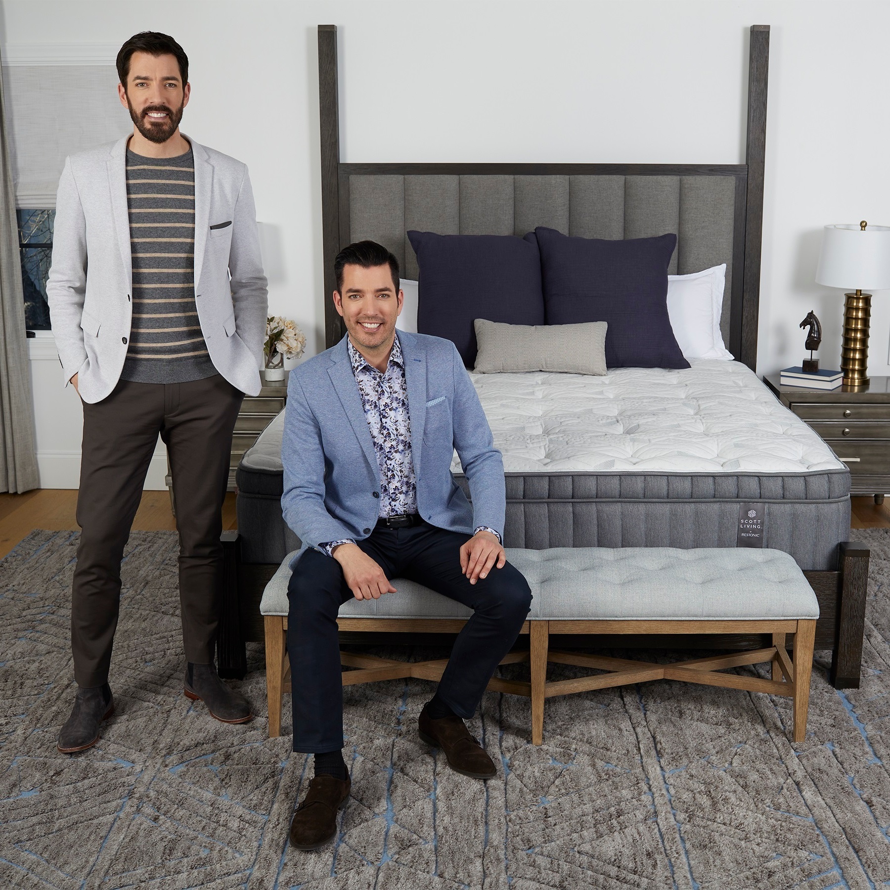 HGTV’s Drew and Jonathan Scott Share Expert Advice on Smart Bedroom Storage Solutions